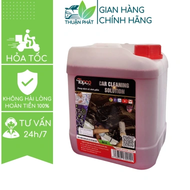 Dung dịch tẩy gầm xe ô tô Topco 5 lít: Tẩy rỉ sét, ố bẩn, lốc đầu bò xe máy, giá chỉ 710.000₫