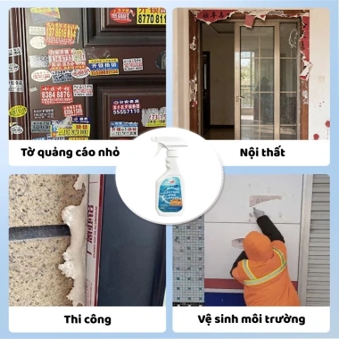 Dung Dịch Tẩy Keo Mạnh Không Hư Bề Mặt, Loại Bỏ Keo Súng Bắn, Decal, Vết Dán Cứng Đầu – 57.820₫ 7