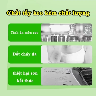 Dung Dịch Tẩy Keo Mạnh Không Hư Bề Mặt, Loại Bỏ Keo Súng Bắn, Decal, Vết Dán Cứng Đầu – 57.820₫ 9