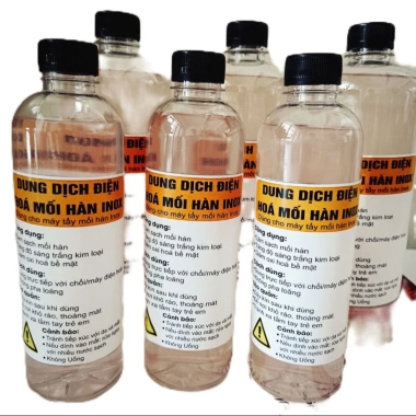 Dung dịch tẩy mối hàn inox 1 lít - Giải pháp sạch bóng gương, giảm giá 22% chỉ 68.000 VND 5 Dung dịch tẩy mối hàn inox 1 lít - Giải pháp sạch bóng gương, giảm giá 22% chỉ 68.000 VND 5