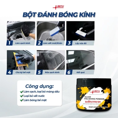 Dung Dịch Tẩy Ố Kính Ô Tô LIBITU - Xử Lý Màng Dầu, Cặn Nước - Làm Sạch Kính Nhà, Giá 79.000