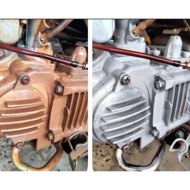 Dung dịch tẩy rỉ sét HiKit cho xe máy, đầu bò, lốc máy - Giá chỉ 54.000đ, hiệu quả sạch nhanh 3