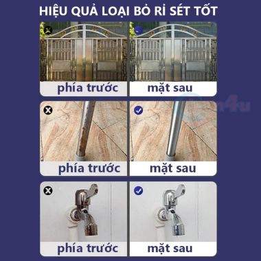 Dung dịch tẩy rỉ sét Nhật Bản 660ml - Chai xịt chống rỉ sét xe máy, 79k 5