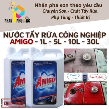 Dung Dịch Tẩy Rửa Dầu Nhớt Amigo 5.000ml Chính Hãng, Đa Năng, Xuất HD VAT - Giá Ưu Đãi 240.500₫