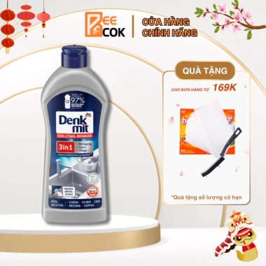 Dung dịch tẩy rửa inox Denkmit 3in1 300ml - Sạch bóng, không thấm, giảm còn 75.000 VND