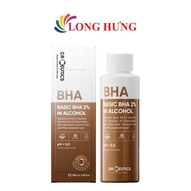 Dung dịch tẩy tế bào chết DrCeutics Basic BHA 2% Alcohol 100ml/200ml 179.000đ 4