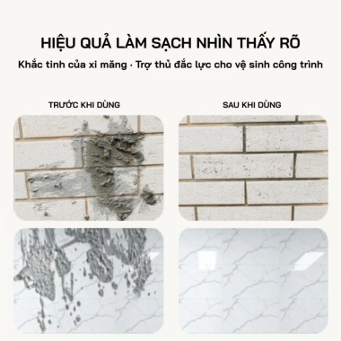 Dung dịch tẩy xi măng BX36 - Xịt tan nhanh, an toàn mọi bề mặt, chỉ 87.000₫