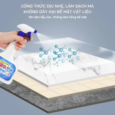 Dung dịch tẩy xi măng đa năng Myhome BX36 - Xịt tan nhanh, an toàn bề mặt, 88.000₫ 5 Dung dịch tẩy xi măng đa năng Myhome BX36 - Xịt tan nhanh, an toàn bề mặt, 88.000₫ 5