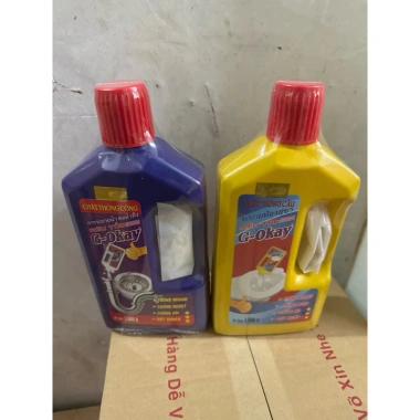 Dung dịch thông cống G-Okay - Tẩy sạch tắc nghẽn, cặn bẩn, giá chỉ 35.000đ