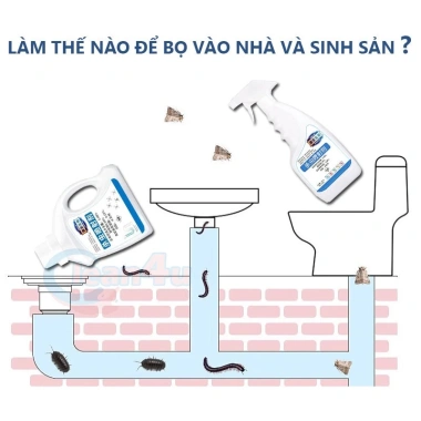 Dung dịch thuốc 500ml diệt tận gốc bọ, rết, gián lỗ thoát sàn phòng tắm, bếp - Giá 90.000đ 2 Dung dịch thuốc 500ml diệt tận gốc bọ, rết, gián lỗ thoát sàn phòng tắm, bếp - Giá 90.000đ 2