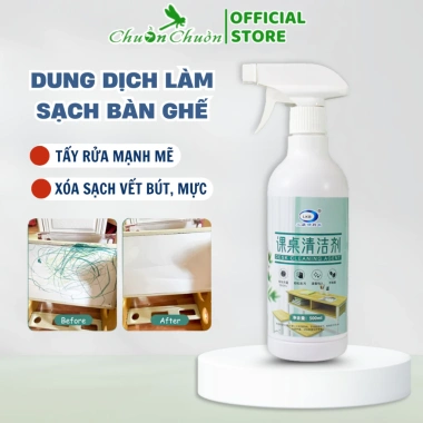 Dung Dịch Vệ Sinh Bàn Ghế Xịt Bọt 500ml - Loại Bỏ Vết Bẩn, Giá Ưu Đãi 57.999 VND
