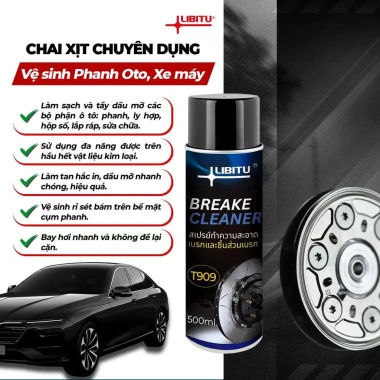 Dung Dịch Vệ Sinh & Bảo Dưỡng Đĩa Phanh LIBITU 500ml - Giá 89.000₫, Ô Tô, Xe Máy, Xe Đạp Điện 5 Dung Dịch Vệ Sinh & Bảo Dưỡng Đĩa Phanh LIBITU 500ml - Giá 89.000₫, Ô Tô, Xe Máy, Xe Đạp Điện 5