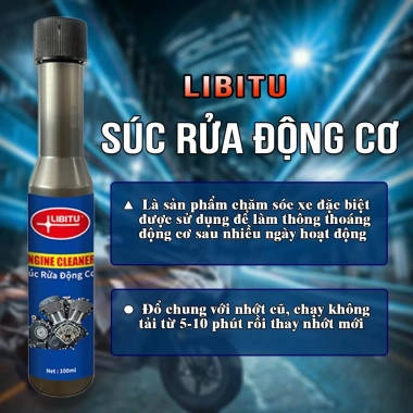 Dung Dịch Vệ Sinh & Bảo Vệ Động Cơ LIBITU - Tăng Công Suất Xe Êm Ái Tuổi Thọ 60.000₫ 2 Dung Dịch Vệ Sinh & Bảo Vệ Động Cơ LIBITU - Tăng Công Suất Xe Êm Ái Tuổi Thọ 60.000₫ 2