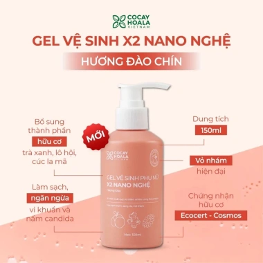 Dung Dịch Vệ Sinh Cỏ Cây Hoa Lá Gel Nano Nghệ 150ml - Sạch Ngừa Vi Khuẩn, An Toàn Cho Mẹ Bầu, Giá 179.000