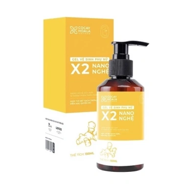 Dung Dịch Vệ Sinh Cỏ Cây Hoa Lá Gel Nano Nghệ 150ml - Sạch Ngừa Vi Khuẩn, An Toàn Cho Mẹ Bầu, Giá 179.000