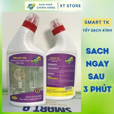 Dung Dịch Vệ Sinh Kính Nhà Tắm Smart TK 500ml - Tẩy Cặn, Tẩy Canxi, Không Trầy Xước, Giá 169k