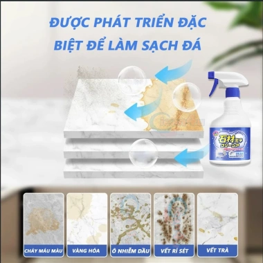 Dung dịch vệ sinh mặt đá Nhật Bản tẩy vết ố, làm sạch bàn đá bếp, chỉ 79.000₫ 2