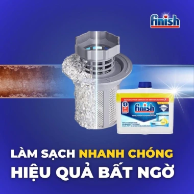 Dung Dịch Vệ Sinh Máy Rửa Chén Finish 250ml - Loại Bỏ Mảng Bám Lâu Ngày, Nhập Khẩu Giá Ưu Đãi 89.000₫ 9