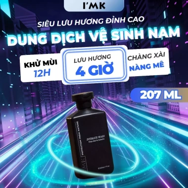 Dung Dịch Vệ Sinh Nam I'MK Intimate Wash Cao Cấp 4H Lưu Hương Nước Hoa 261.000₫