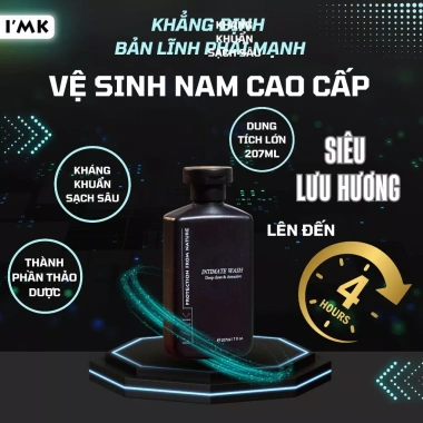 Dung Dịch Vệ Sinh Nam I'MK Intimate Wash Cao Cấp 4H Lưu Hương Nước Hoa 261.000₫