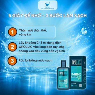 Dung Dịch Vệ Sinh Nam OPOLUX MEN và Sữa Tắm Hương Nước Hoa, Khô Thoáng 100ml - Giá 135.000 VND 8