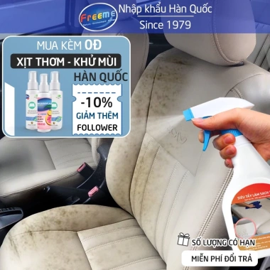 Dung dịch vệ sinh nội thất xe hơi 500ml HC01SC - Làm sạch ghế da, sofa da, ghế nỉ, 117k