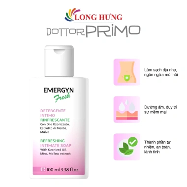 Dung dịch vệ sinh phụ nữ DottorPrimo Emergyn Fresh 100ml - Giảm 99k, bảo vệ pH