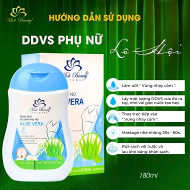 Dung Dịch Vệ Sinh Phụ Nữ Lô Hội 180ml - Làm sạch, khử mùi, giảm ngứa, ngừa bệnh phụ khoa, hương thơm nhẹ, giá ưu đãi 87.000 VND 5