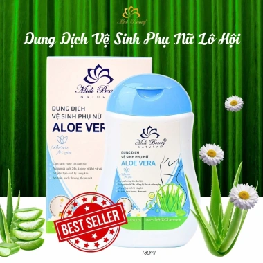 Dung Dịch Vệ Sinh Phụ Nữ Lô Hội 180ml - Làm sạch, khử mùi, giảm ngứa, ngừa bệnh phụ khoa, hương thơm nhẹ, giá ưu đãi 87.000 VND 10