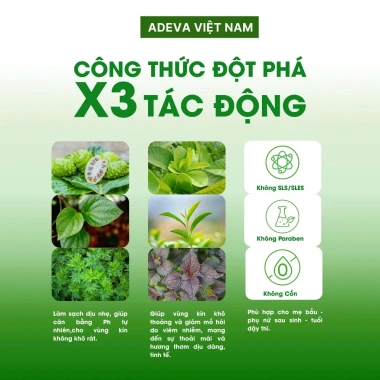 Dung dịch vệ sinh phụ nữ Noni trầu không, trái nhàu - giảm ngứa, làm sạch dịu nhẹ 179.000₫ 2