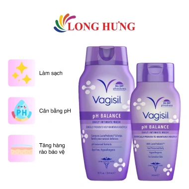 Dung dịch vệ sinh phụ nữ Vagisil pH Balance 240ml - Giá 249.000, cân bằng pH, nhẹ nhàng 2 Dung dịch vệ sinh phụ nữ Vagisil pH Balance 240ml - Giá 249.000, cân bằng pH, nhẹ nhàng 2