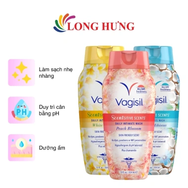 Dung dịch vệ sinh phụ nữ Vagisil Sensitive Scents 354ml, giảm giá 339.000, bảo vệ nhạy cảm, không kích ứng
