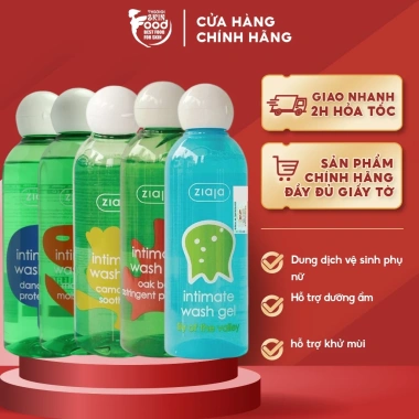 Dung Dịch Vệ Sinh Phụ Nữ Ziaja Intimate Wash Gel 200ml - Dưỡng ẩm, chỉ 199.000₫