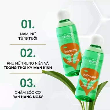 Dung Dịch Vệ Sinh Phụ Nữ Ziaja Intimate Wash Gel 200ml - Dưỡng ẩm, chỉ 199.000₫ 5 Dung Dịch Vệ Sinh Phụ Nữ Ziaja Intimate Wash Gel 200ml - Dưỡng ẩm, chỉ 199.000₫ 5