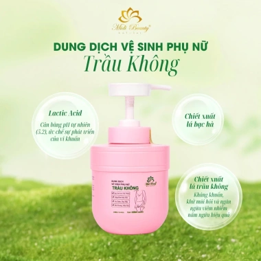 Dung Dịch Vệ Sinh Trầu Không 300ml Beauty Nat - Mua 2 tặng 1 Nước Hoa Vùng Kín 5ml