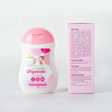 Dung dịch vệ sinh trẻ em Orgakids dịu nhẹ, an toàn cho làn da bé 150ml - 96.040đ
