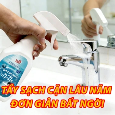 Dung dịch vệ sinh vòi nước YiYi 380ml - Loại bỏ vết ố, giữ bóng, không cọ, dễ dùng, 67.620 VND