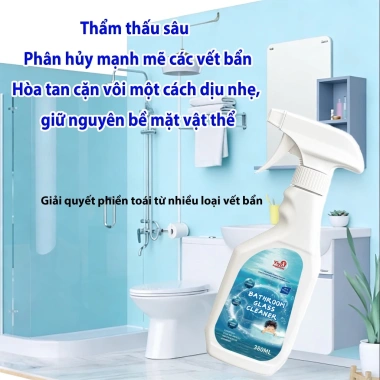 Dung dịch vệ sinh vòi nước YiYi 380ml - Loại bỏ vết ố, giữ bóng, không cọ, dễ dùng, 67.620 VND