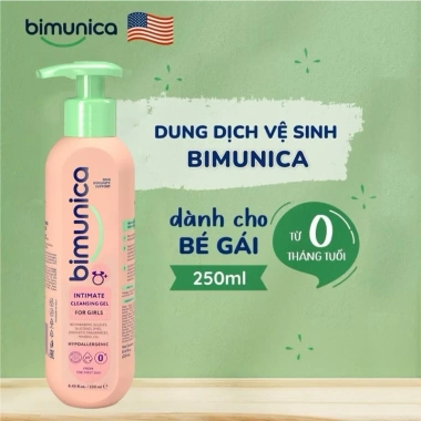 Dung dịch vệ sinh vùng kín BIMUNICA 250ml - Dịu nhẹ cho bé gái 0 tháng, chính hãng, giảm còn 299k 4 Dung dịch vệ sinh vùng kín BIMUNICA 250ml - Dịu nhẹ cho bé gái 0 tháng, chính hãng, giảm còn 299k 4
