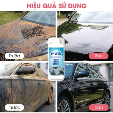 Dung Dịch Vệ Sinh Xe Máy Ô Tô F-Win 750ml Công Nghệ Mỹ Touch Clean Tẩy Rửa Bảo Vệ 9