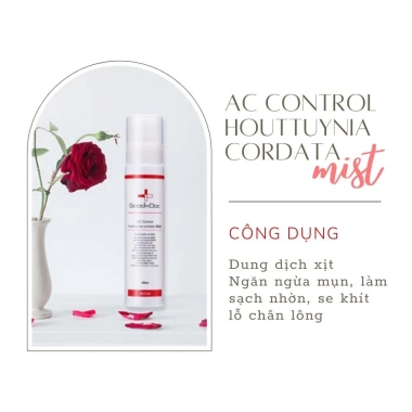 Dung Dịch Xịt Giảm Mụn GoodnDoc AC Control Houttuynia Cordata 100ml Giá 314.000₫