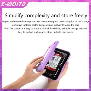 Đựng Ổ Cứng Di Động E-WOITD 3.5 Inch - Hộp Bảo Vệ Chống ẩm Đen, Giá 119.240₫ 9 Đựng Ổ Cứng Di Động E-WOITD 3.5 Inch - Hộp Bảo Vệ Chống ẩm Đen, Giá 119.240₫ 9