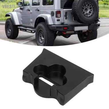Đuôi Cổng Chặn Cổng Sau Nhôm Chắc Chắn Dễ Lắp Đặt Cho Wrangler JK/JKU 2.007-2.018 Đen 2