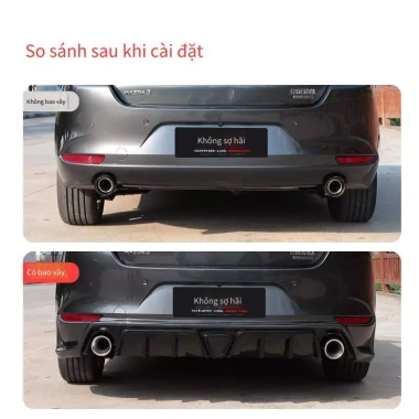 Đuôi Họng Thép Không Gỉ Mazda 3 2.020-2.026 - Ống Xả Thể Thao, Giá chỉ 328.888 VND 4