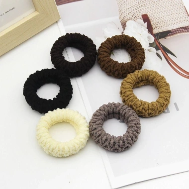 Đuôi Ngựa Co Giãn Cao Su Dày - Dây Buộc Tóc Cao Cấp, Độ Bền Vượt Trội, Giá Ưu Đãi 4