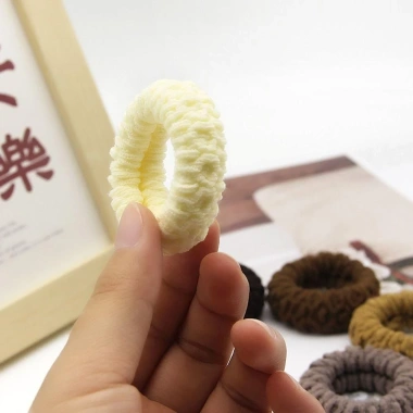 Đuôi Ngựa Co Giãn Cao Su Dày - Dây Buộc Tóc Cao Cấp, Độ Bền Vượt Trội, Giá Ưu Đãi 8