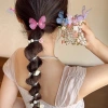 Đuôi ngựa dây điện thoại thời trang cho nữ - phụ kiện tóc thanh lịch, tinh tế 3