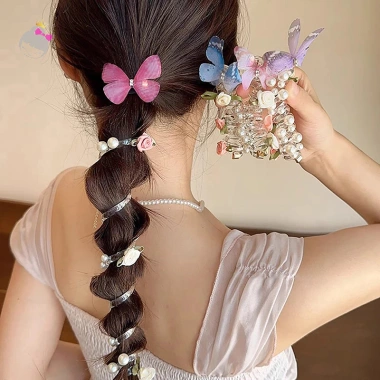Đuôi ngựa dây điện thoại thời trang cho nữ - phụ kiện tóc thanh lịch, tinh tế 3