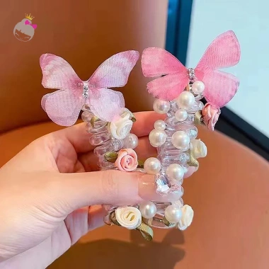 Đuôi ngựa dây điện thoại thời trang cho nữ - phụ kiện tóc thanh lịch, tinh tế 7