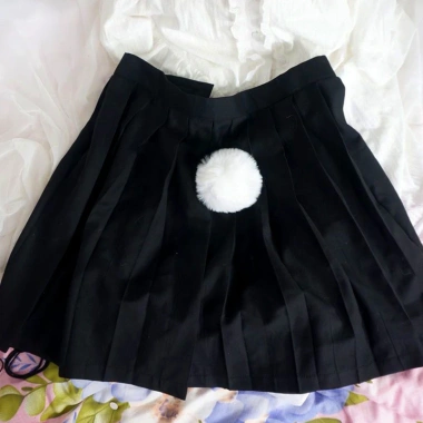 Đuôi Thỏ Vải Đuôi Bóng Dây Đàn Hồi Pin Gothic Cosplay Halloween - Dễ Thương Sang Trọng 2